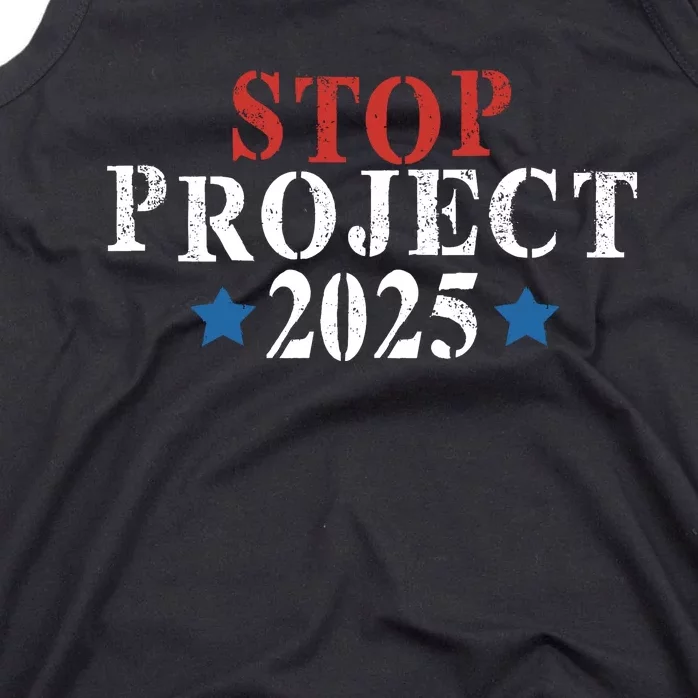 Project 2025 Pro Democracy Donald Trump Tank Top