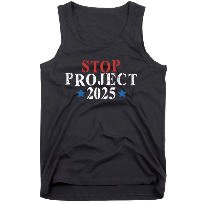 Project 2025 Pro Democracy Donald Trump Tank Top