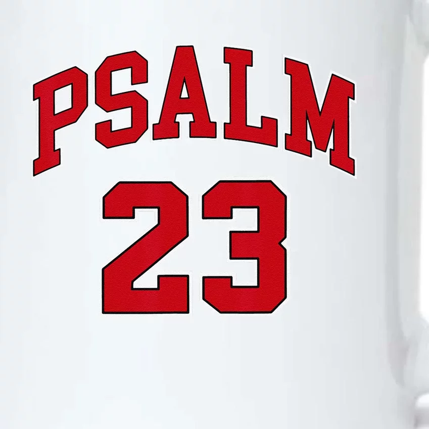 Psalm 23 Retro Sneakerhead Christian Bible Jesus Black Color Changing Mug