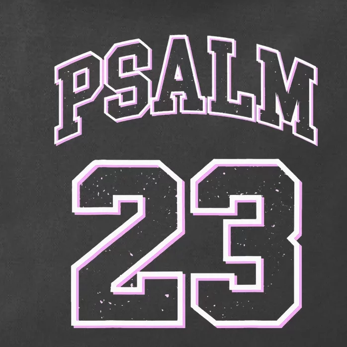 Psalm 23 Retro Sneakerhead Christian Bible Jesus Zip Tote Bag