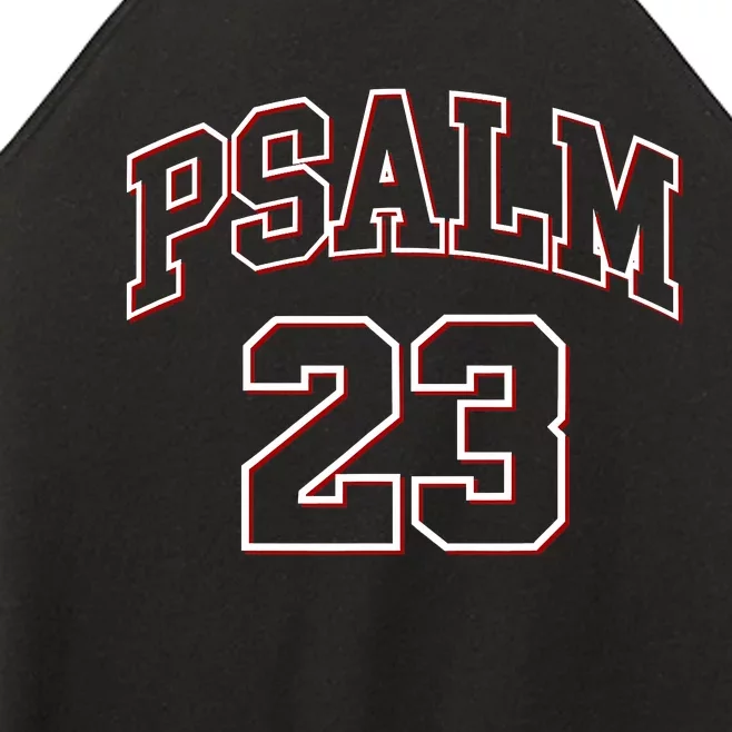 Psalm 23 Retro Sneakerhead Christian Bible Jesus Women’s Perfect Tri Rocker Tank