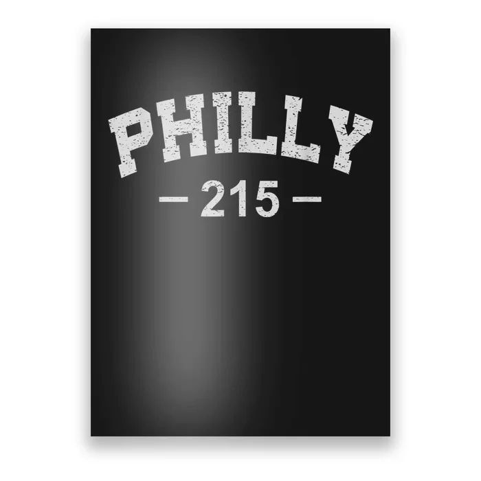 Philly 215 Retro Vintage Shirt Gift Wos Poster