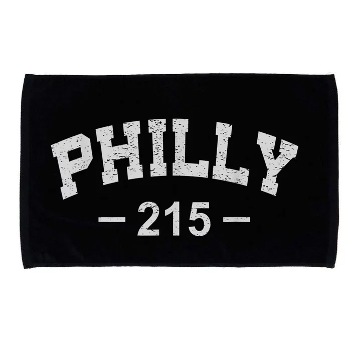 Philly 215 Retro Vintage Shirt Gift Wos Microfiber Hand Towel