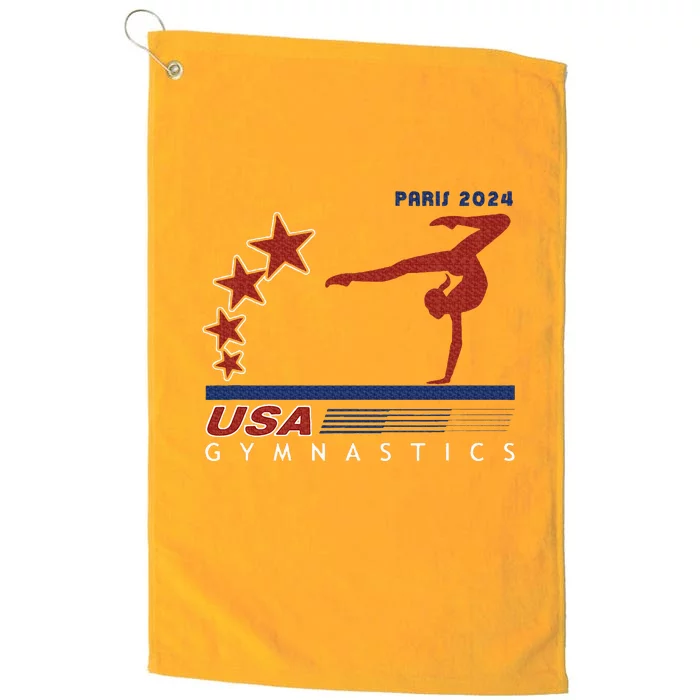 Paris 2024 Summer Games Gymnastics America Sports Platinum Collection Golf Towel