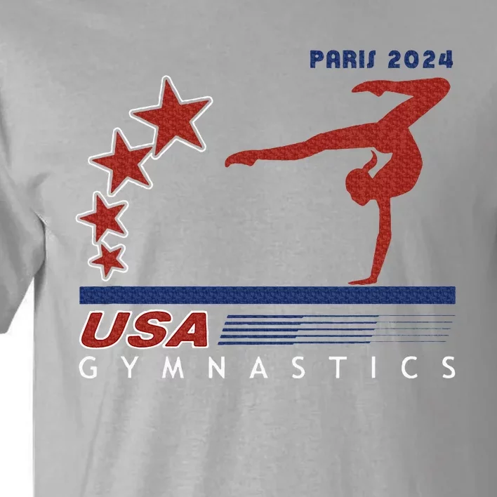 Paris 2024 Summer Games Gymnastics America Sports Tall T-Shirt