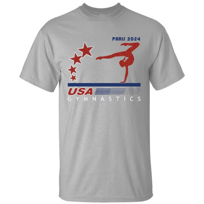 Paris 2024 Summer Games Gymnastics America Sports Tall T-Shirt