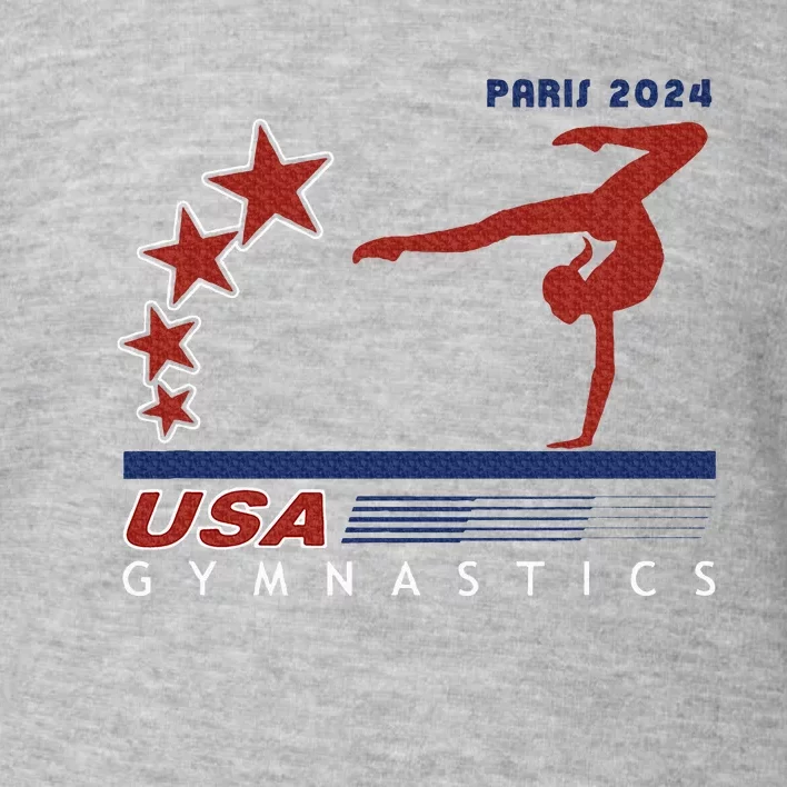 Paris 2024 Summer Games Gymnastics America Sports Toddler Sweatshirt