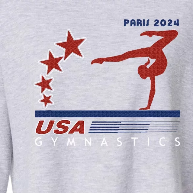 Paris 2024 Summer Games Gymnastics America Sports Cropped Pullover Crew