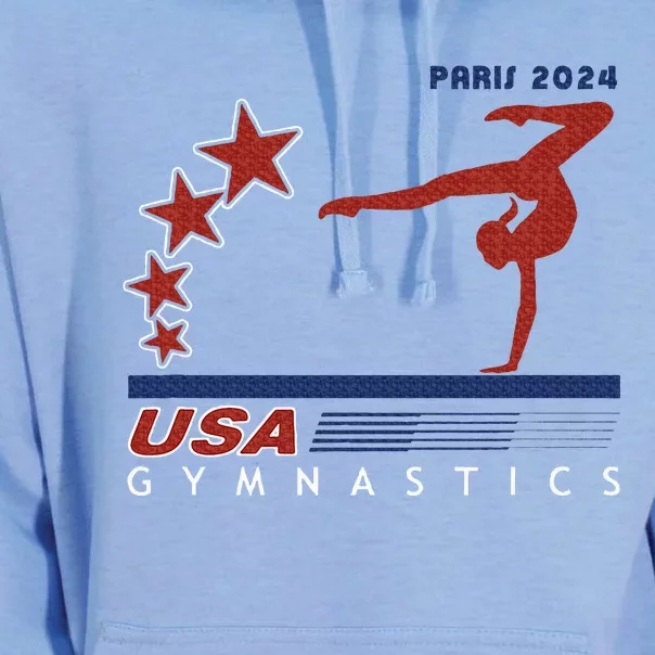 Paris 2024 Summer Games Gymnastics America Sports Unisex Surf Hoodie