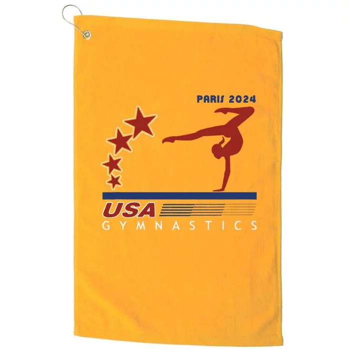 Paris 2024 Summer Games Gymnastics America Sports Platinum Collection Golf Towel