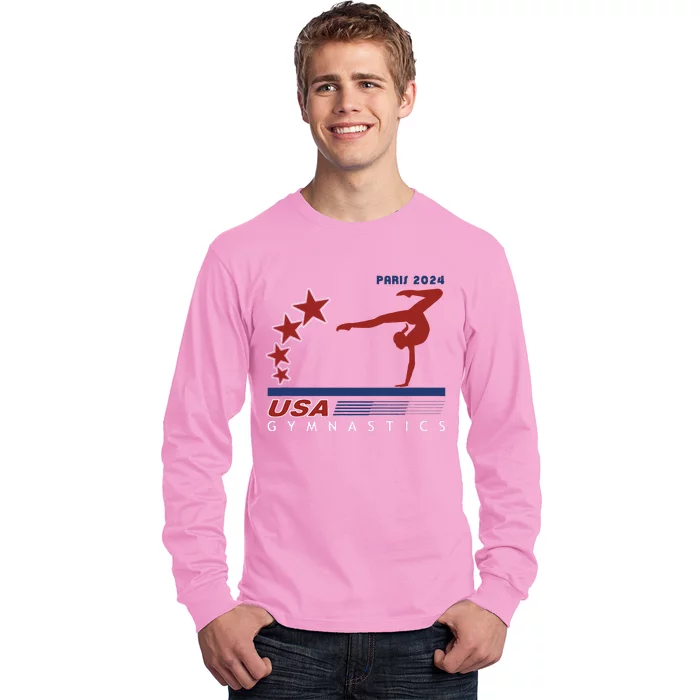 Paris 2024 Summer Games Gymnastics America Sports Long Sleeve Shirt