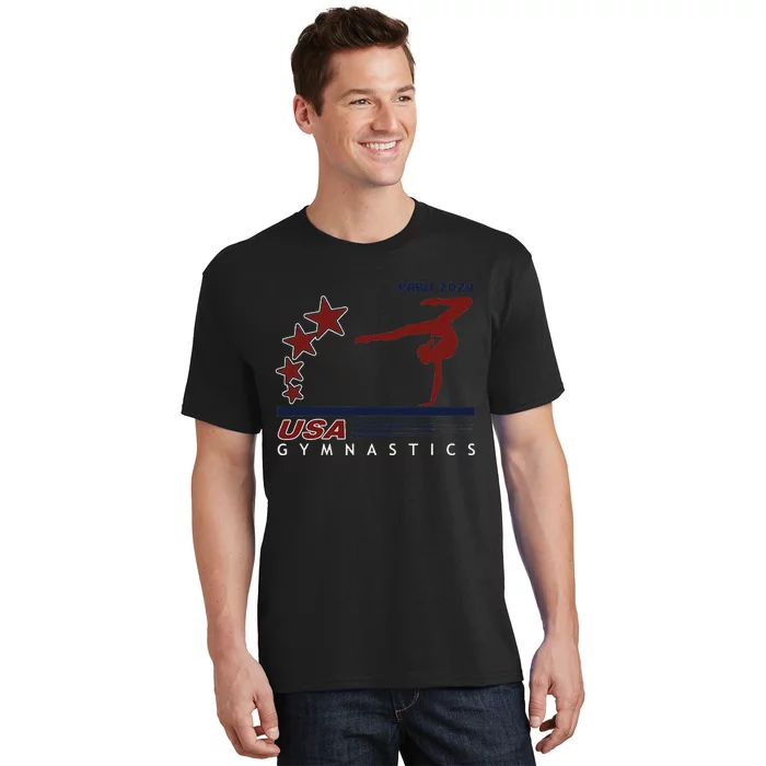 Paris 2024 T.E.A.M U.S.A Gymnastics Support T-Shirt