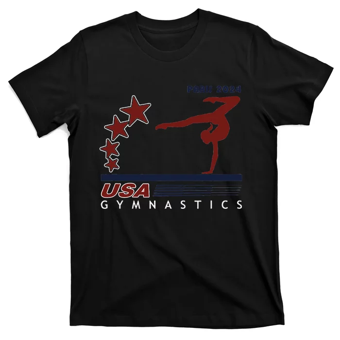 Paris 2024 T.E.A.M U.S.A Gymnastics Support T-Shirt