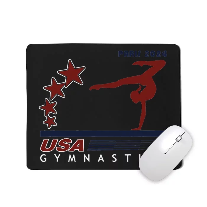 Paris 2024 T.E.A.M U.S.A Gymnastics Support Mousepad