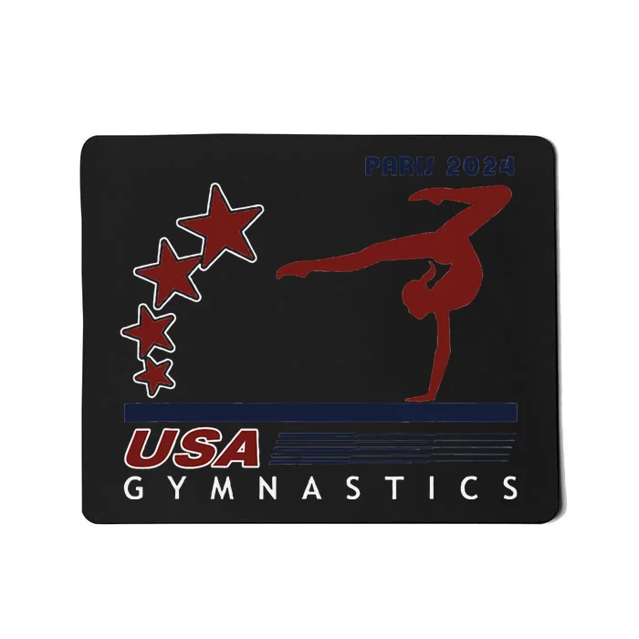 Paris 2024 T.E.A.M U.S.A Gymnastics Support Mousepad