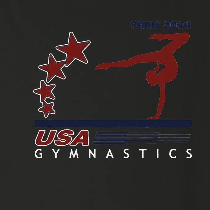 Paris 2024 T.E.A.M U.S.A Gymnastics Support Toddler Long Sleeve Shirt