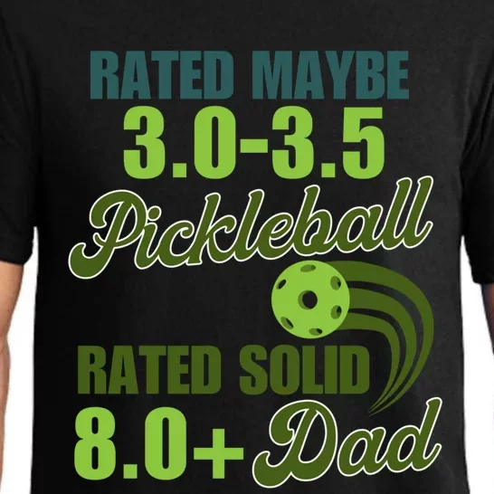 Pickleball 3 0 Rated FatherS Day Pickleball Funny Great Gift Pajama Set