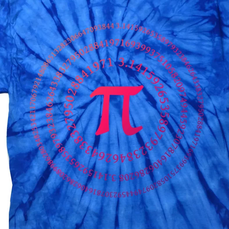 Pi 3 4 Number Symbol Pi Math Gift Tie-Dye T-Shirt