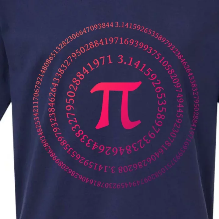 Pi 3 4 Number Symbol Pi Math Gift Sueded Cloud Jersey T-Shirt