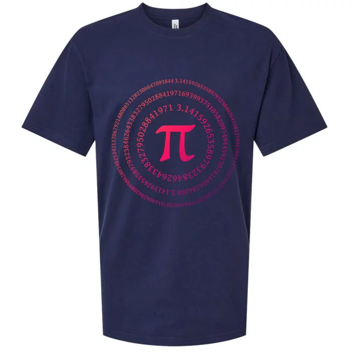 Pi 3 4 Number Symbol Pi Math Gift Sueded Cloud Jersey T-Shirt