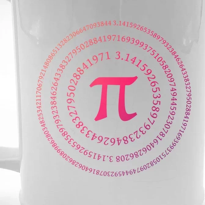 Pi 3 4 Number Symbol Pi Math Gift Front & Back Beer Stein