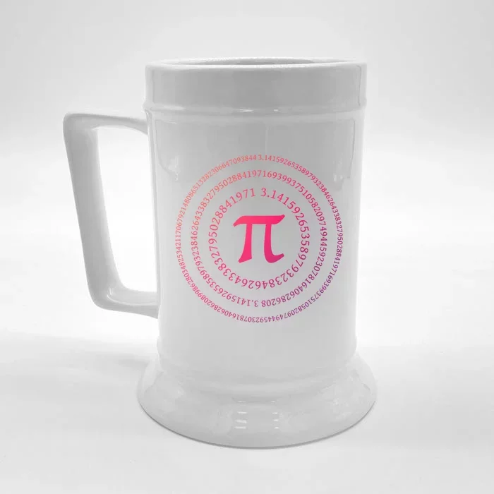 Pi 3 4 Number Symbol Pi Math Gift Front & Back Beer Stein