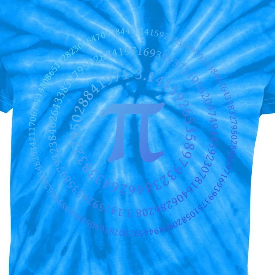 Pi 3 4 Number Symbol Pi Math Gift Kids Tie-Dye T-Shirt