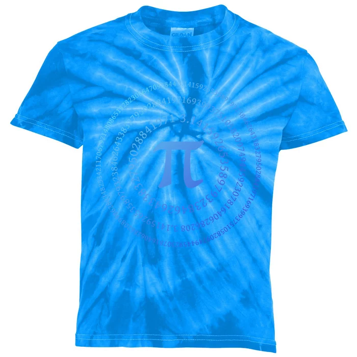 Pi 3 4 Number Symbol Pi Math Gift Kids Tie-Dye T-Shirt