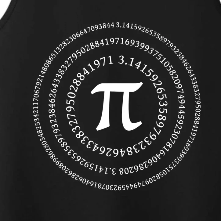 Pi 3 4 Number Symbol Pi Math Cool Gift Performance Tank