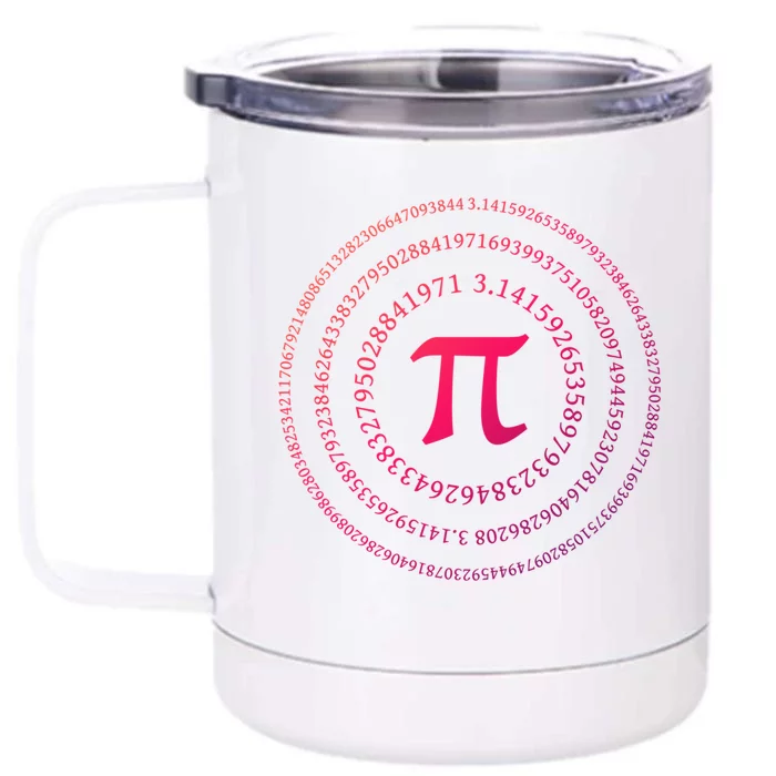 Pi 3 4 Number Symbol Pi Math Cool Gift Front & Back 12oz Stainless Steel Tumbler Cup