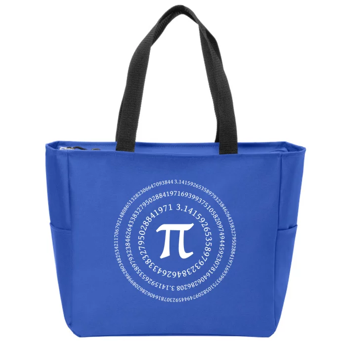 Pi 3 4 Number Symbol Pi Math Gift Zip Tote Bag