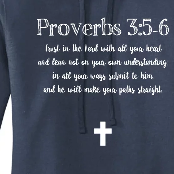 Proverbs 3:5gift6 Bible Verse Scripture Christian Cute Gift Women's Pullover Hoodie