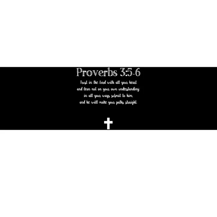 Proverbs 356 Bible Verse Scripture Christian Pullover Bumper Sticker