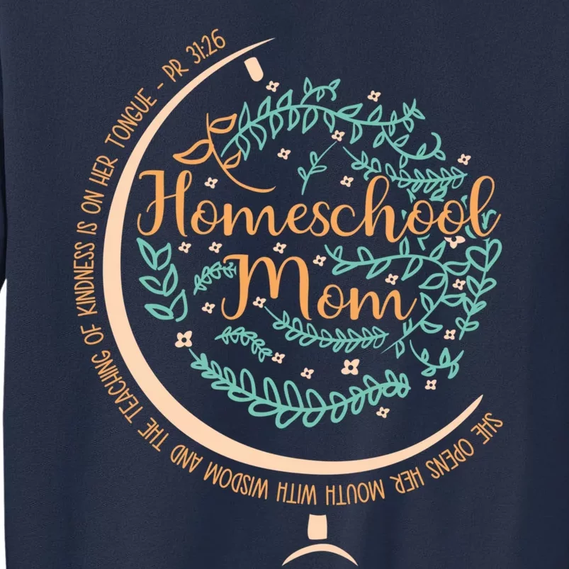 PR 31:26 Christian Homeschool Mom Sweatshirt