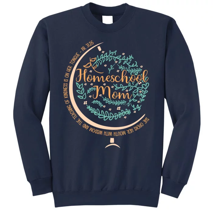 PR 31:26 Christian Homeschool Mom Sweatshirt