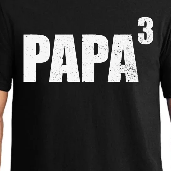 Papa 3 Papa Cubed Grandpa 3 Papa Pajama Set