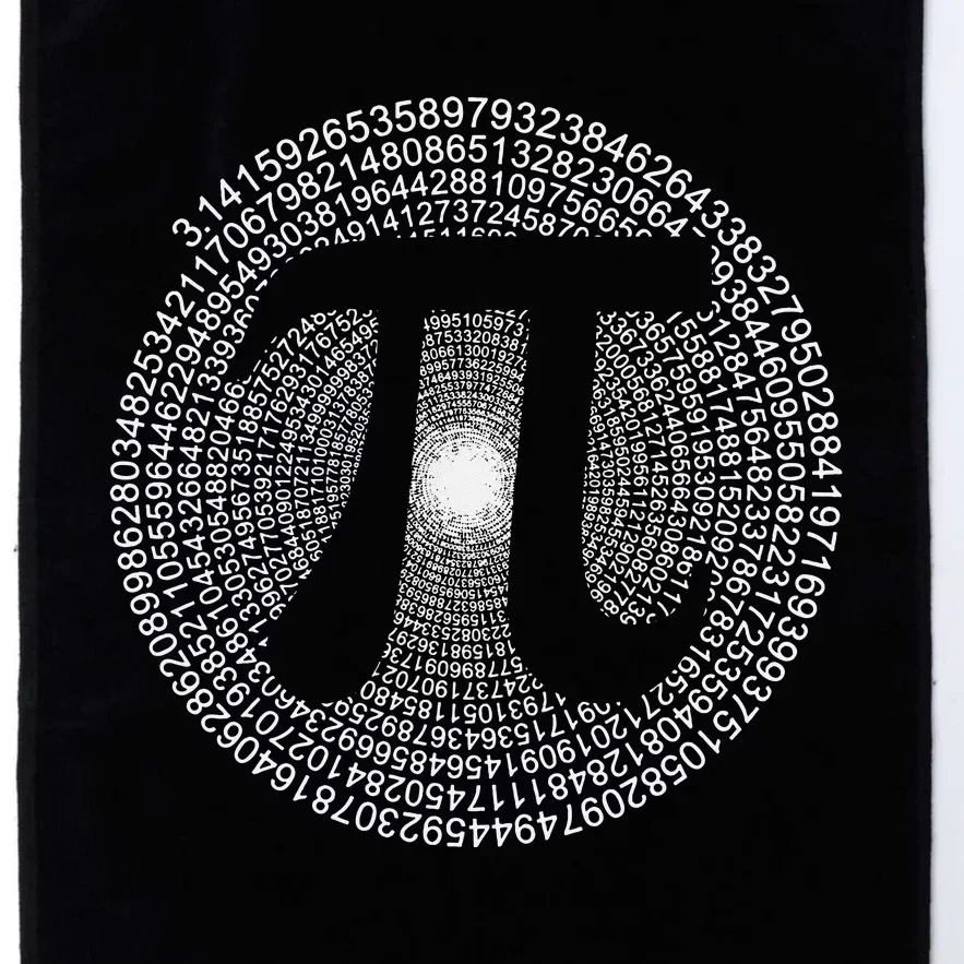 Pi 3,14 Pi Number Symbol Math Science Gift Platinum Collection Golf Towel