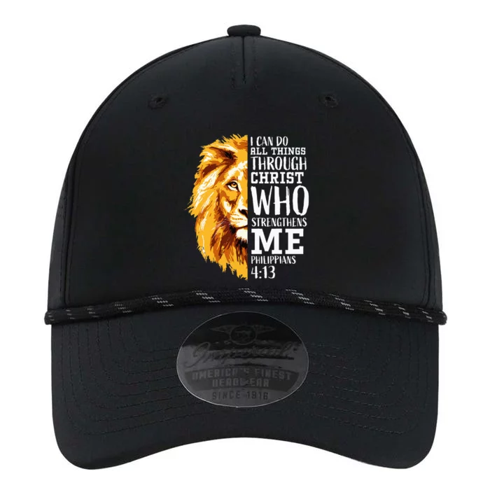 Philippians 413 Christian Verse Gifts Religious Lion Performance The Dyno Cap