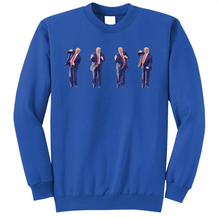 Potus 45 Dance Trump Dance Save America  Trump 4547 Tall Sweatshirt