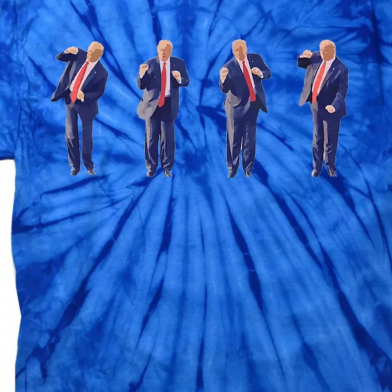 Potus 45 Dance Trump Dance Save America  Trump 4547 Tie-Dye T-Shirt