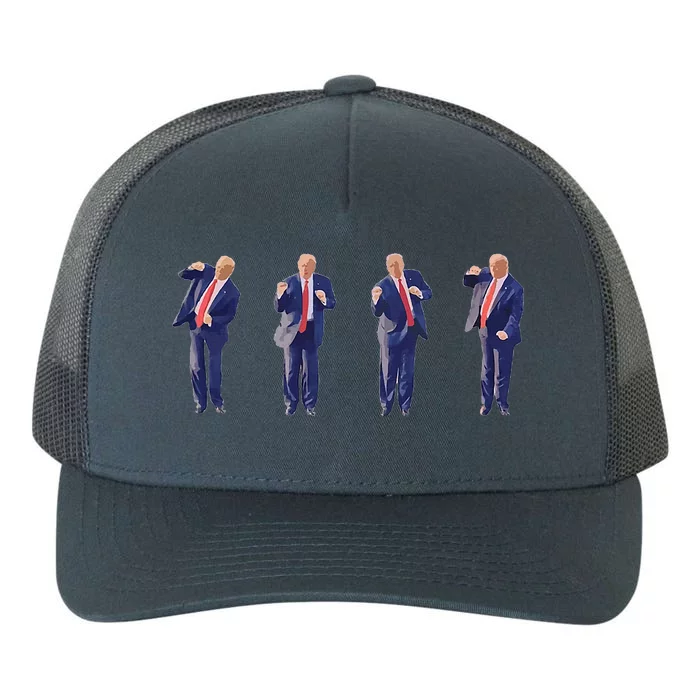 Potus 45 Dance Trump Dance Save America  Trump 4547 Yupoong Adult 5-Panel Trucker Hat