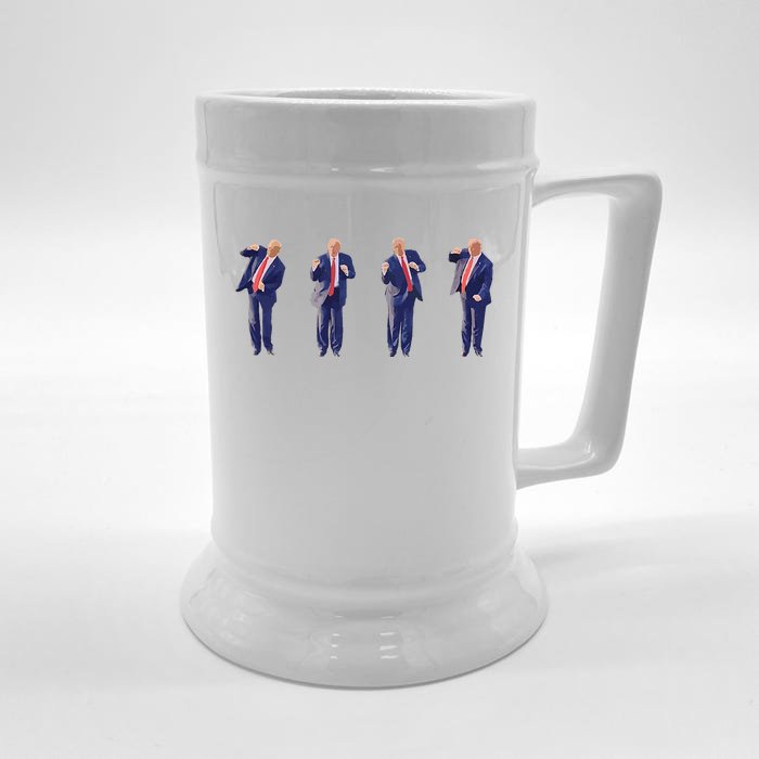 Potus 45 Dance Trump Dance Save America Trump 4547 Front & Back Beer Stein