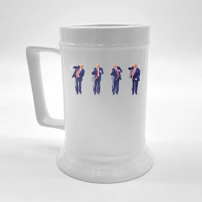 Potus 45 Dance Trump Dance Save America Trump 4547 Front & Back Beer Stein