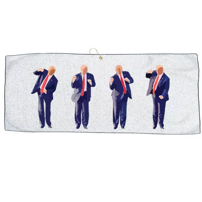 Potus 45 Dance Trump Dance Save America Trump Large Microfiber Waffle Golf Towel