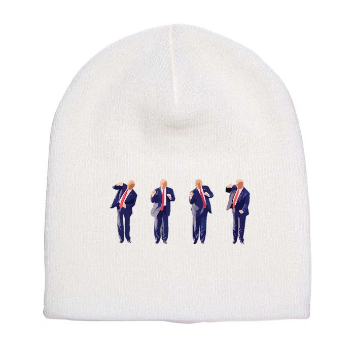 Potus 45 Dance Trump Dance Save America Trump Short Acrylic Beanie