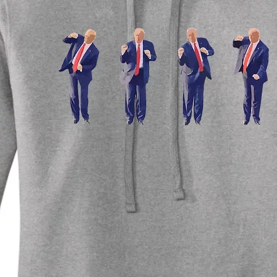 Potus 45 Dance Trump Dance Save America  Trump 4547 Women's Pullover Hoodie