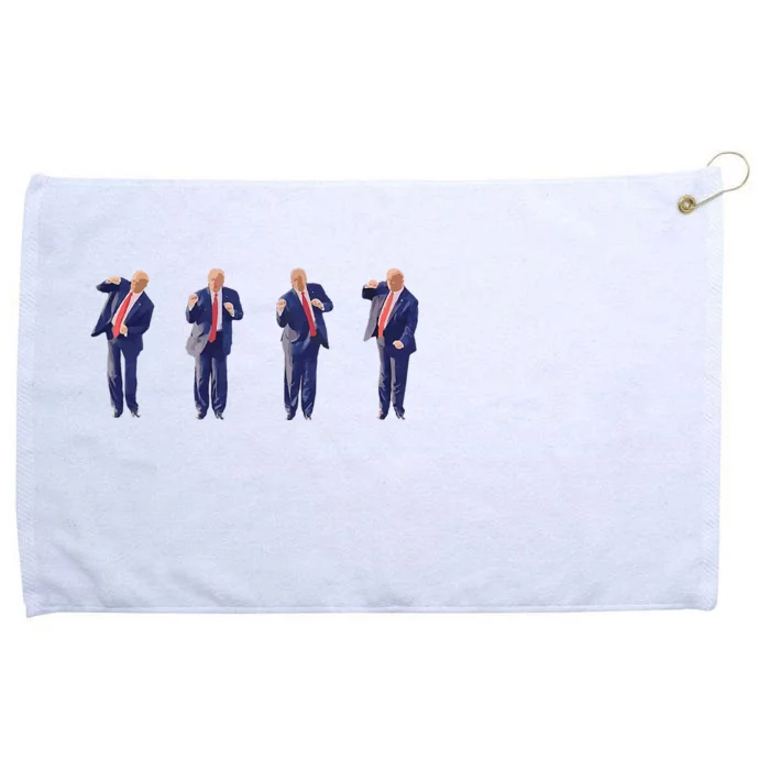 Potus 45 Dance Trump Dance Save America  Trump 4547 Grommeted Golf Towel