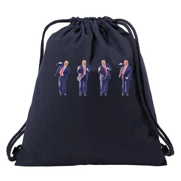 Potus 45 Dance Trump Dance Save America Trump 45/47 Gift Drawstring Bag