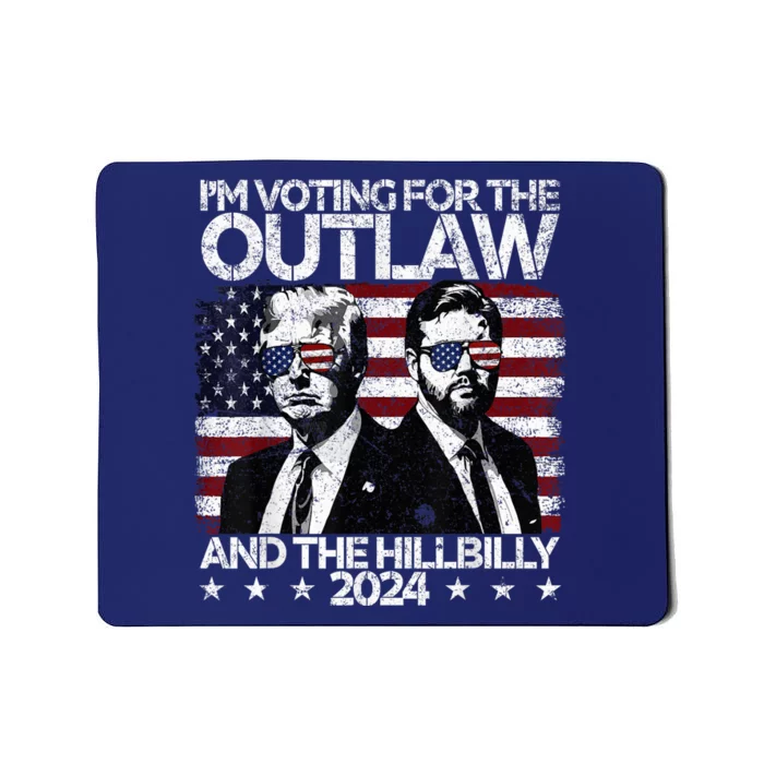 Pro 45 IM Voting For The Outlaw And The Hillbilly 2024 Mousepad