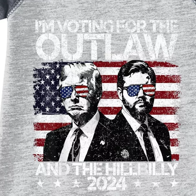 Pro 45 IM Voting For The Outlaw And The Hillbilly 2024 Infant Baby Jersey Bodysuit